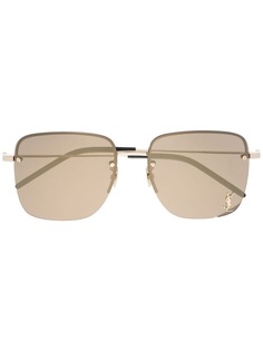 Saint Laurent Eyewear солнцезащитные очки в квадратной оправе