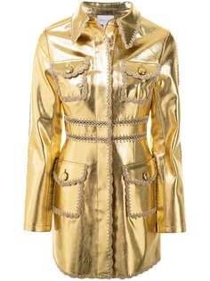 Alice McCall куртка с эффектом металлик и фестонами