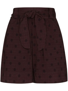 Peony шорты Raisin в горох