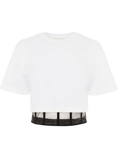 Alexander McQueen футболка с корсетом