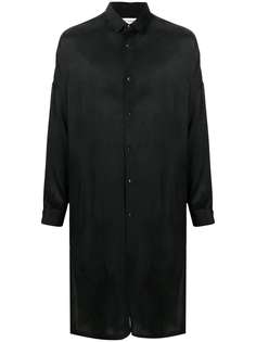 Saint Laurent длинная жаккардовая рубашка