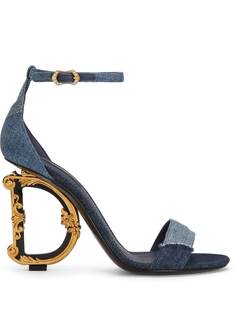 Dolce & Gabbana босоножки на скульптурном каблуке