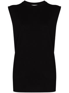 Jil Sander кашемировый топ без рукавов