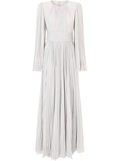 Dolce & Gabbana плиссированное платье макси