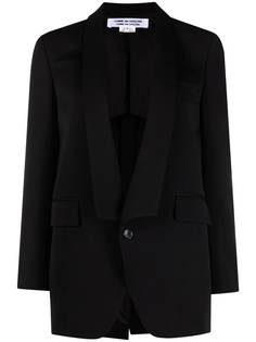 Comme Des Garçons Comme Des Garçons однобортный блейзер