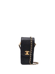 Chanel Pre-Owned мини-сумка через плечо 1995-го года с ремнем-цепочкой
