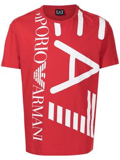 Ea7 Emporio Armani футболка с логотипом