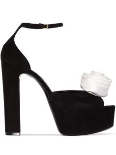 Saint Laurent босоножки Jodie 95 на платформе