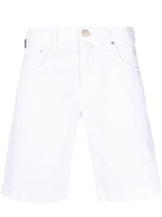 Jacob Cohen джинсовые шорты с нашивкой-логотипом