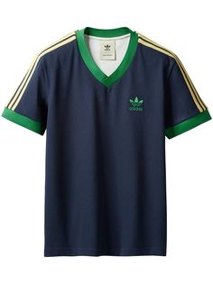 adidas футболка с V-образным вырезом из коллаборации с Wales Bonner