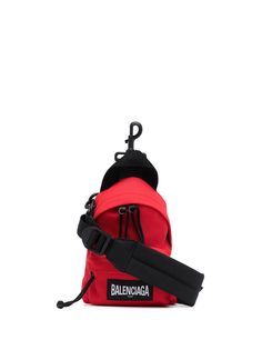 Balenciaga мини-рюкзак с нашивкой-логотипом