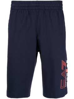 Ea7 Emporio Armani спортивные шорты с логотипом