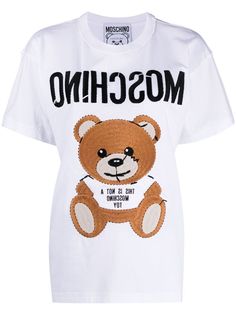 Moschino футболка с логотипом