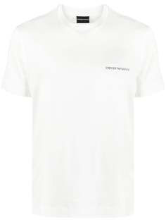 Emporio Armani футболка с круглым вырезом и логотипом