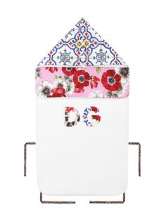 Dolce & Gabbana Kids конверт с цветочным узором