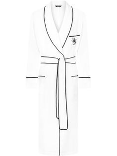 Dolce & Gabbana халат с вышитым логотипом