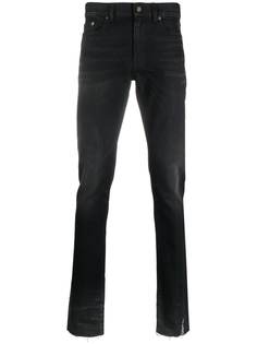 Saint Laurent джинсы с нашивкой-логотипом