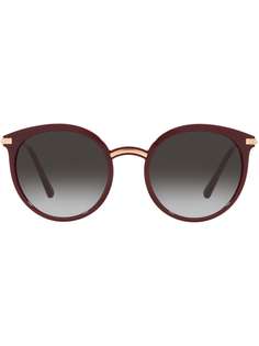 Dolce & Gabbana Eyewear солнцезащитные очки в круглой оправе
