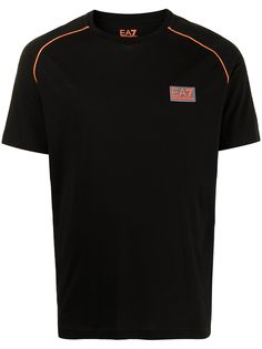 Ea7 Emporio Armani футболка с нашивкой-логотипом