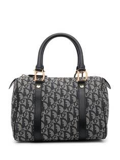 Christian Dior мини-сумка Boston pre-owned с узором Trotter