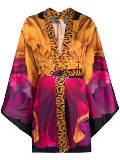 Maria Lucia Hohan кимоно Kyoto с абстрактным принтом