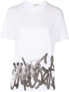 Comme Des Garçons футболка с графичным принтом