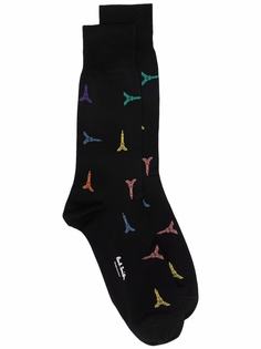 PAUL SMITH жаккардовые носки Eiffel Tower