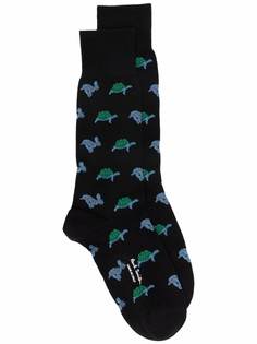 PAUL SMITH жаккардовые носки Hare & Tortoise