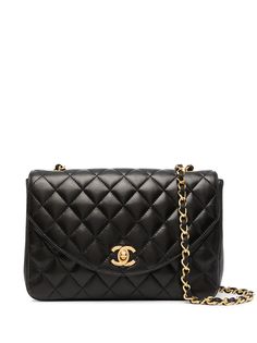 Chanel Pre-Owned маленькая сумка через плечо Classic Flap 1990-х годов