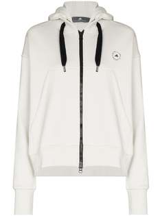adidas by Stella McCartney укороченное худи оверсайз с кулиской