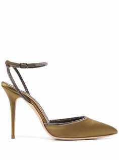 Manolo Blahnik атласные туфли Narcona