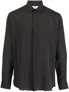 Saint Laurent рубашка Yves в горох