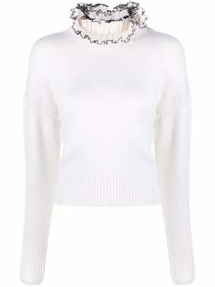 Alexander McQueen трикотажный топ с оборками