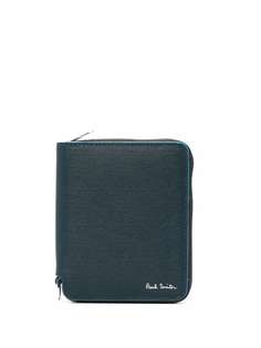 PAUL SMITH кошелек с круговой молнией и тисненым логотипом