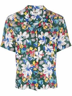YMC рубашка с короткими рукавами и цветочным принтом