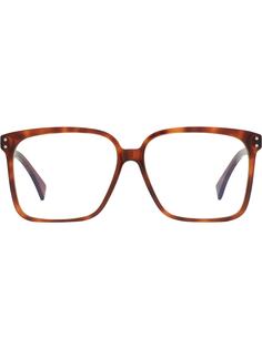 Gucci Eyewear очки в квадратной оправе черепаховой расцветки
