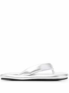 MM6 Maison Margiela шлепанцы с дутым Т-образным ремешком