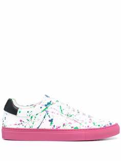 PAUL SMITH кеды с эффектом разбрызганной краски