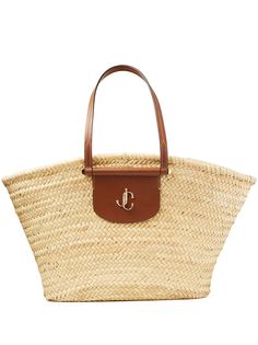 Jimmy Choo плетеная сумка-тоут Macy