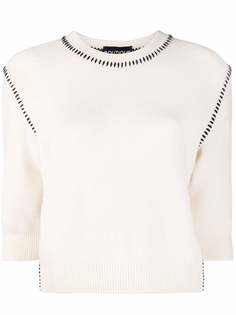 Boutique Moschino джемпер с контрастной строчкой