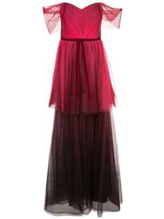 Marchesa Notte платье из тюля