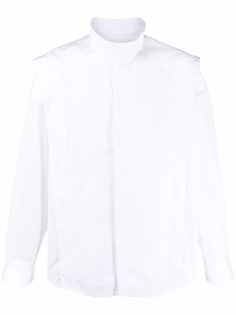 Juun.J funnel-neck long-sleeve shirt