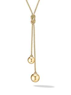 David Yurman колье Solari Y из желтого золота с бриллиантами