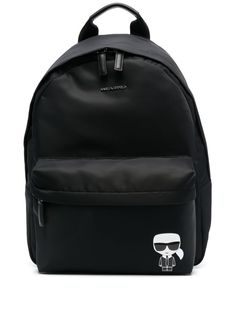 Karl Lagerfeld рюкзак на молнии с принтом Ikonik