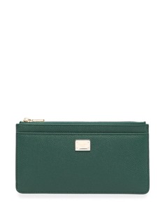 Dolce & Gabbana кошелек на молнии с логотипом