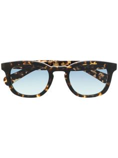 Garrett Leight солнцезащитные очки Kinney черепаховой расцветки