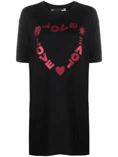 Love Moschino платье-футболка с логотипом