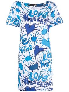 Love Moschino платье мини с логотипом