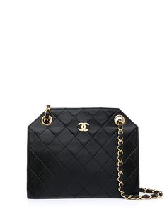 Chanel Pre-Owned стеганая сумка на плечо 1990-х годов