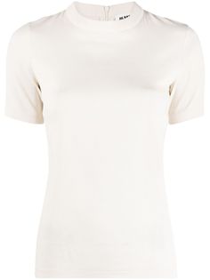 Jil Sander футболка тонкой вязки с короткими рукавами